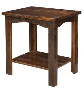 Rough Cut Maplewood End Table