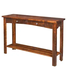 Rough Cut Maplewood Sofa Table