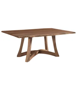 Tifton Live Edge Trestle Table - Quick Ship
