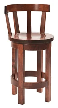 Barrel Bar Stool with Meribeth Tops