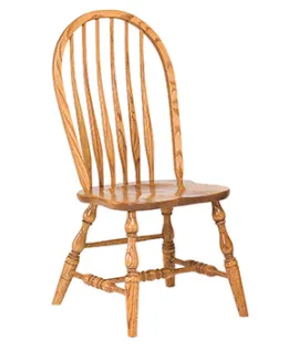 Bent Feather Bow Dining Chair