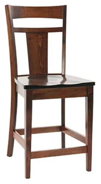Amish Furniture Factory Livingston Bar Stool - Thumbnail 2
