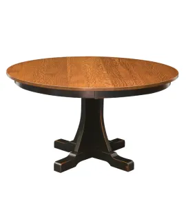 Ridgewood Mission Single Pedestal Dining Table