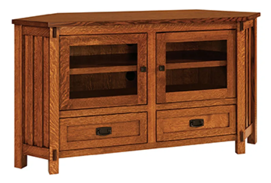 Rio Mission SC-62 Corner TV Stand