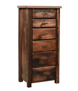 Reclaimed Post Mission 6 Drawer Lingerie Chest