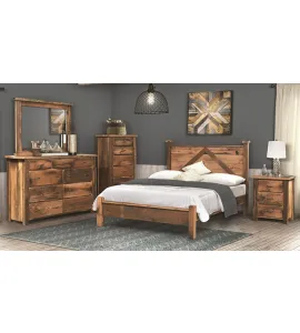 Reclaimed Post Mission Bedroom Set