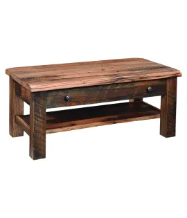 Reclaimed Post Mission Coffee Table