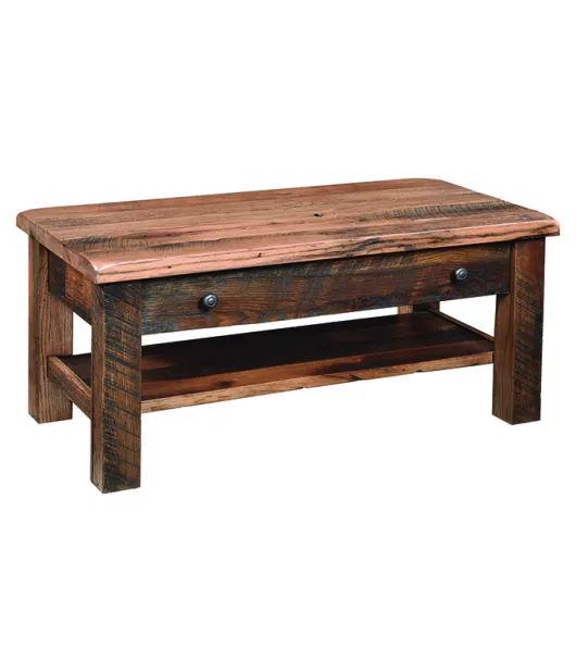 Reclaimed Post Mission Coffee Table