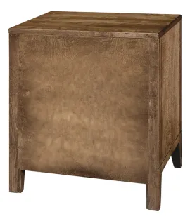 Sandalwood 3 Drawer Nightstand