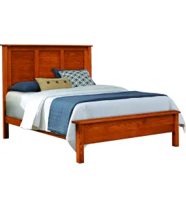 FP Shaker Bed with Low Footboard Storage