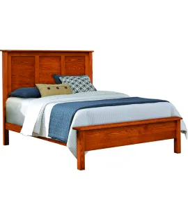 FP Shaker Bed with Low Footboard Storage