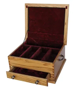 Silverware Chest with Rose Lid