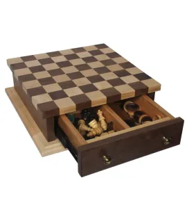 Checker Board  with Base &amp; Drawer