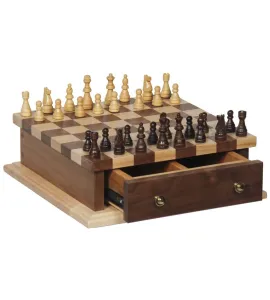 Checker Board  with Base &amp; Drawer