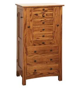 Jumbo Flush Mission Jewelry Armoire