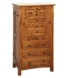 Jumbo Flush Mission Jewelry Armoire