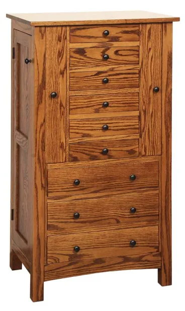 Jumbo Flush Mission Jewelry Armoire