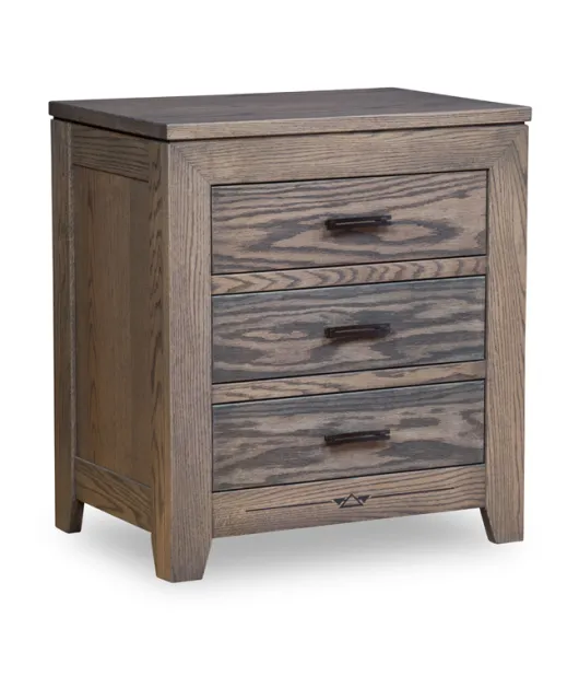 Addison 27" 3 Drawer Nightstand