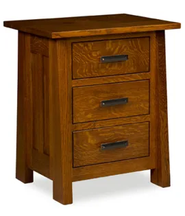 Freemont Mission 27 &amp; 30&quot; 3 Drawer Nightstand