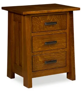 Freemont Mission 3 Drawer Nightstand