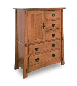Modesto 1 Door 5 Drawer Chest