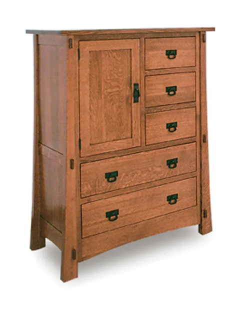 Modesto 1 Door 5 Drawer Chest