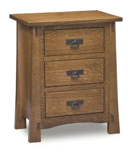 Modesto 30&quot; 3 Drawer Nightstand
