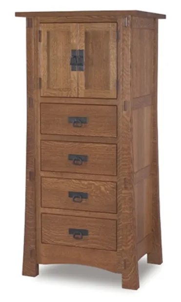 Modesto 4 Drawer 2 Door Lingerie Chest