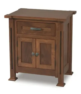 Parker Mission  27 &amp; 30&quot;  2 Door 1 Drawer Nightstand