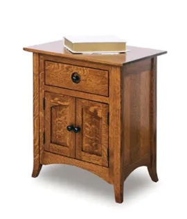 Shaker Hill 27 &amp; 30&quot; 2 Door 1 Drawer Nightstand