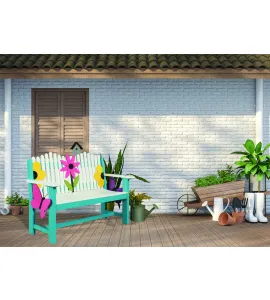 4' Artscapes Poly Picket Bench