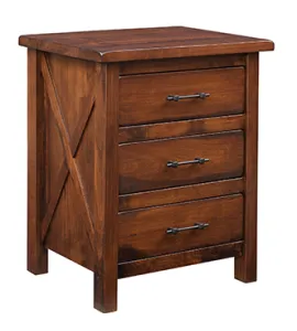 Superior 3 Drawer Night Stand