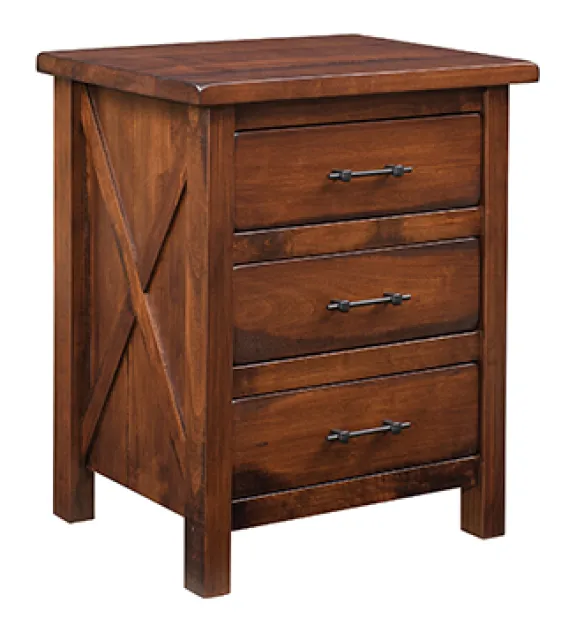 Superior 3 Drawer Night Stand