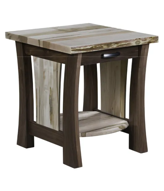 Legacy End Table with Live Edge
