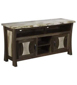 Legacy TV Console with Live Edge