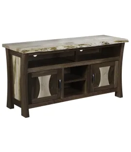 Legacy TV Console with Live Edge