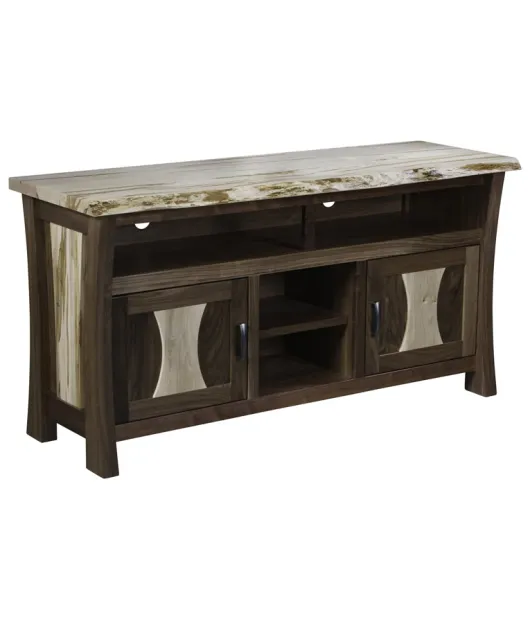 Legacy TV Console with Live Edge