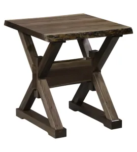 Remington End Table with Live Edge