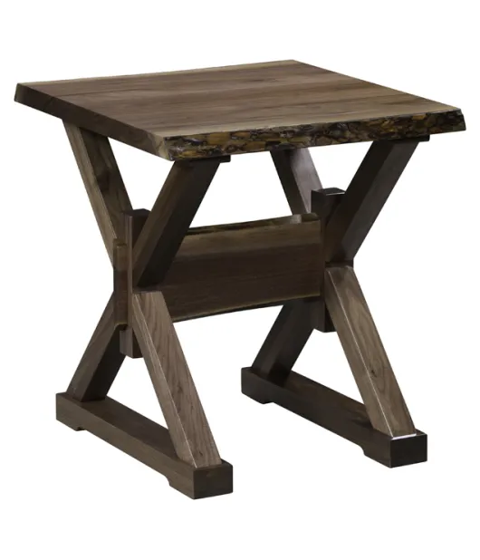 Remington End Table with Live Edge