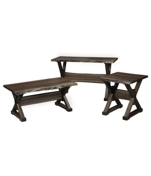 Remington Occasional Table Set with Live Edge