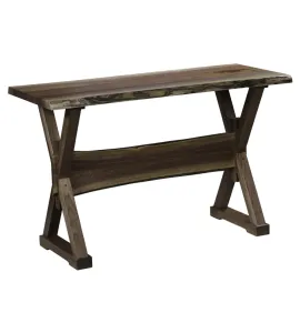 Remington Sofa Table with Live Edge