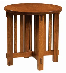 Rio Mission Round End Table