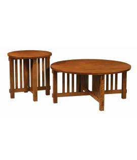 Rio Mission Round Coffee Table