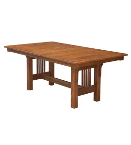 Mission Trestle Dining Table