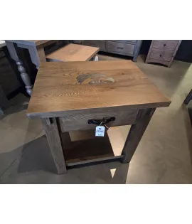 Westbury 1 Drawer Nightstand with Open Shelf - QUICK SHIP