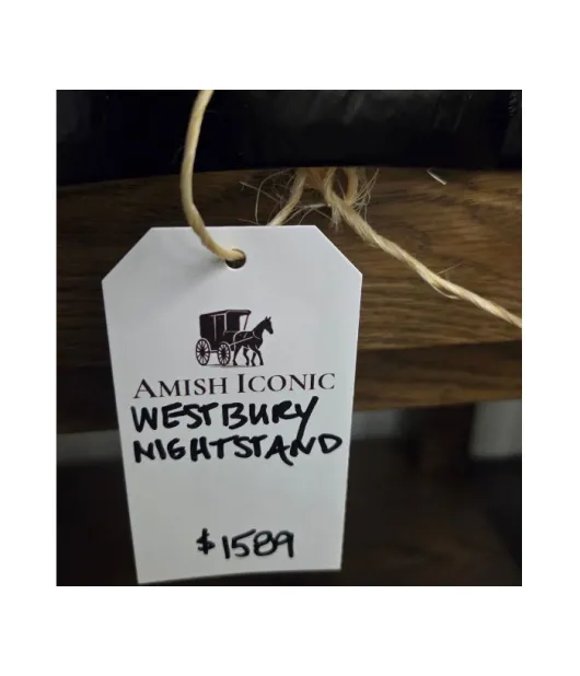 Westbury 1 Drawer Nightstand with Open Shelf - QUICK SHIP