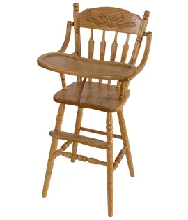 Wheat Post Type High Chair