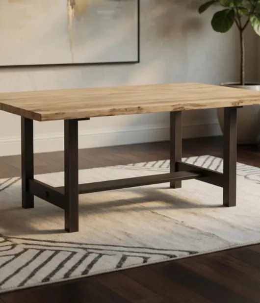 Wormy Maple Table - Natural - QUICK SHIP - 30% Off or Best Offer