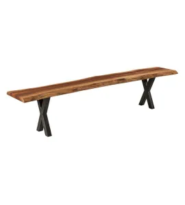 Live Edge Xavier Bench - QUICK SHIP
