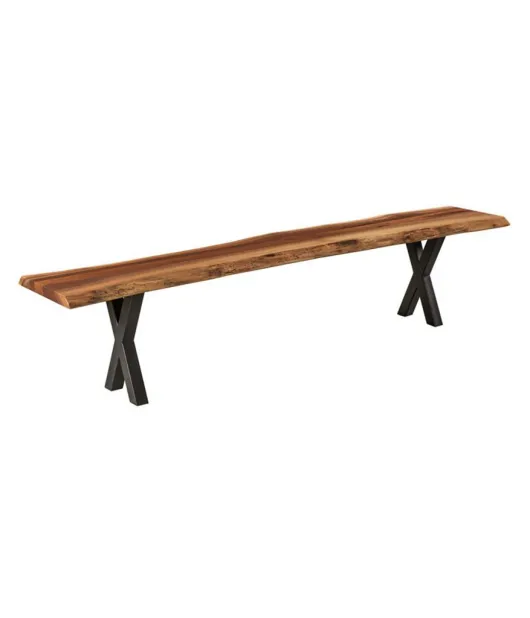 Live Edge Xavier Bench - QUICK SHIP